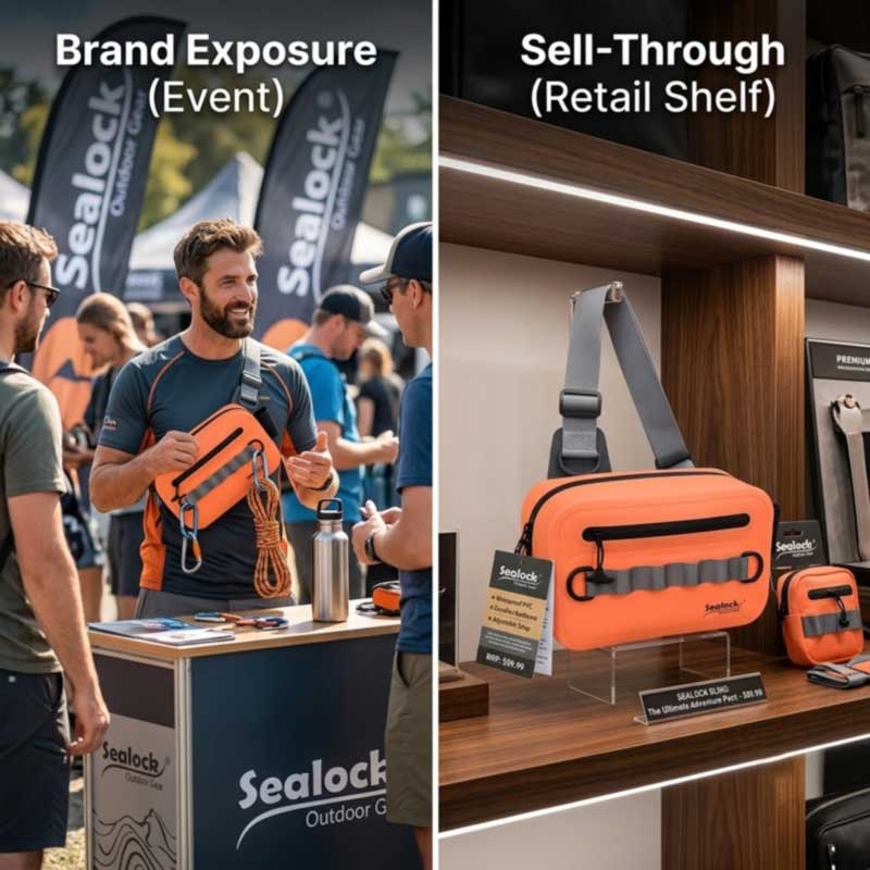 Waterproof Sling Bag ສໍາລັບຍີ່ຫໍ້ສົ່ງເສີມການຂາຍແລະຂາຍຍ່ອຍ