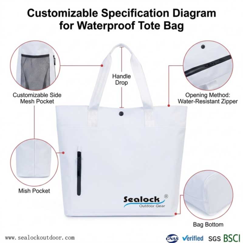 OEM Waterproof Tote Bag ຄູ່ມືການປັບແຕ່ງ