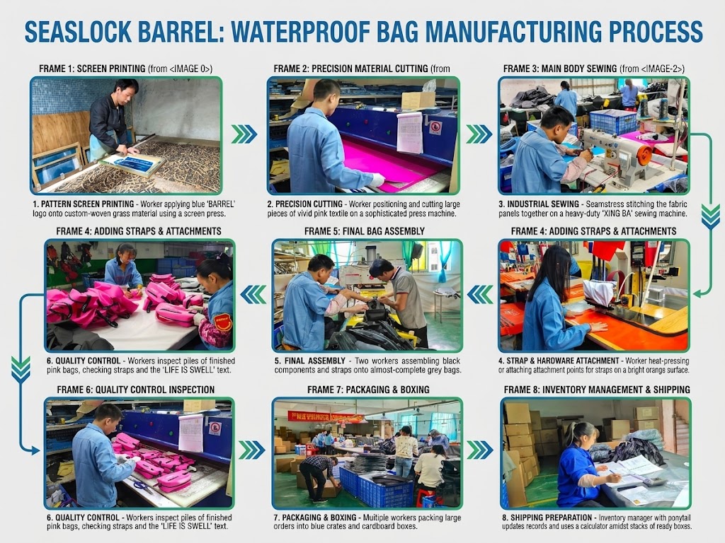 Private-label waterproof laptop bag development from sketch to sample to finished branded product